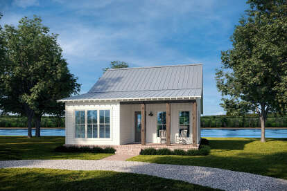 Modern Farmhouse House Plan #041-00329 Elevation Photo