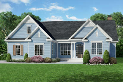 House Plan House Plan #29335 Angled Front Elevation