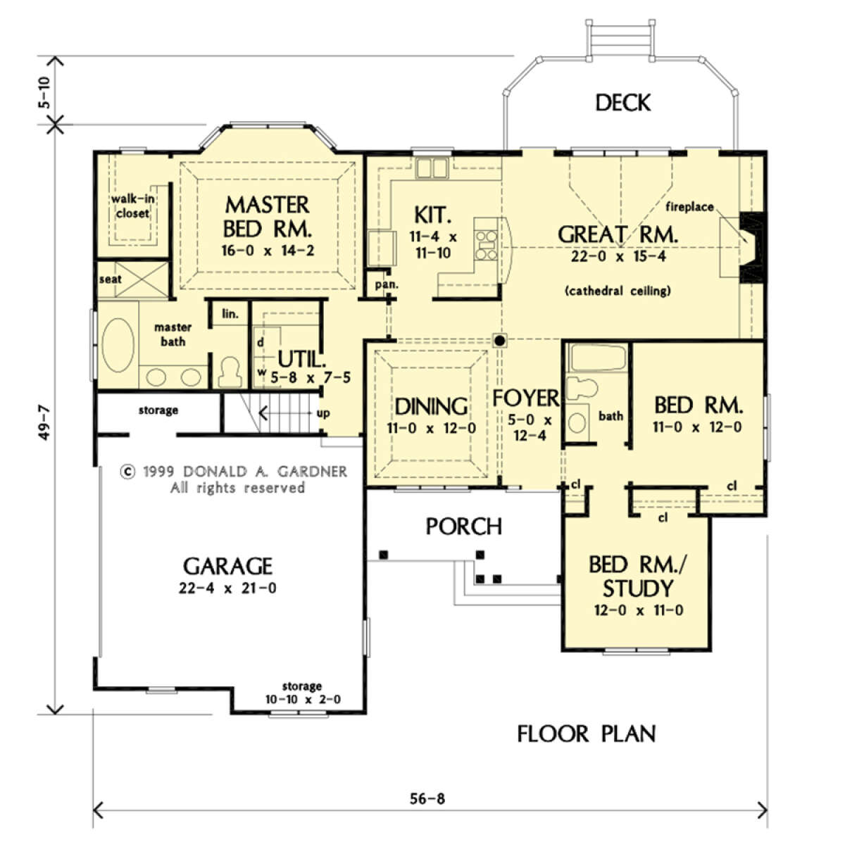 Main Floor  for House Plan #2865-00387