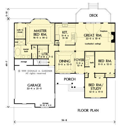 Main Floor  for House Plan #2865-00387