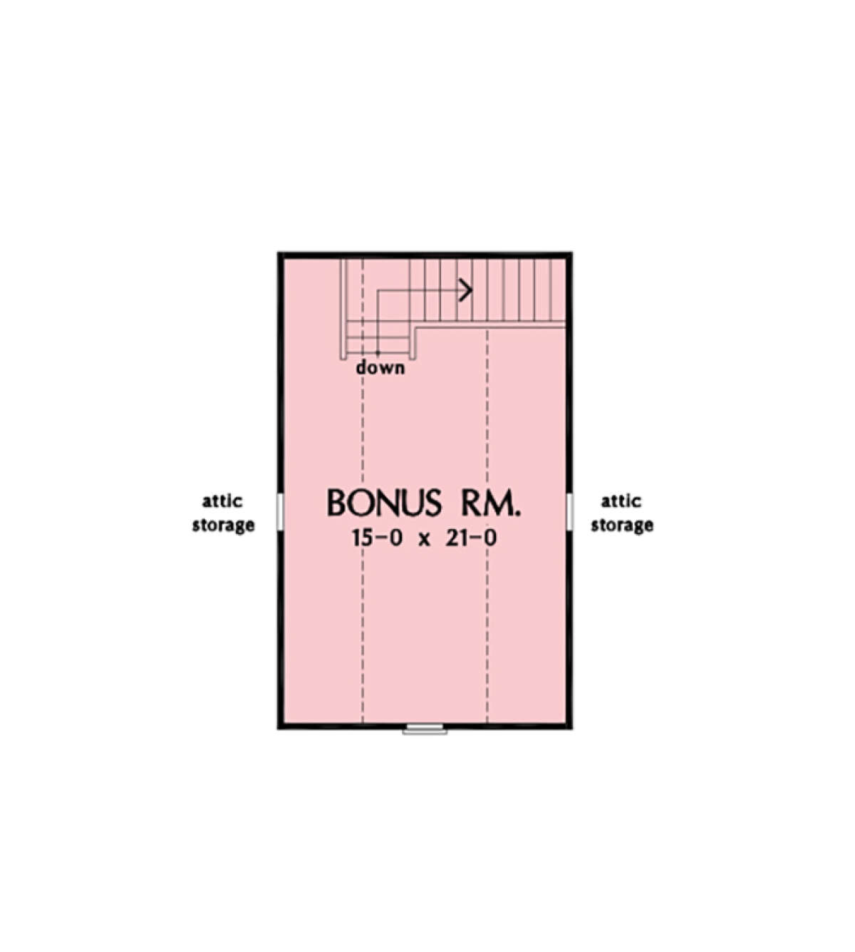 Bonus Room for House Plan #2865-00387