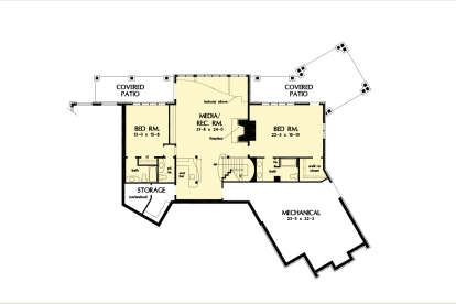 Basement for House Plan #2865-00388