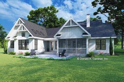Modern Farmhouse House Plan #2865-00389 Elevation Photo