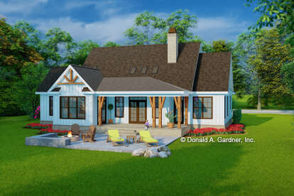 Modern Farmhouse House Plan #2865-00391 Elevation Photo