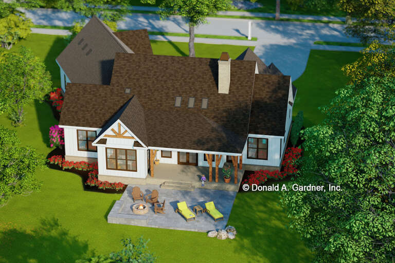 Modern Farmhouse House Plan #2865-00391 Elevation Photo