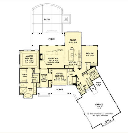 Main Floor  for House Plan #2865-00391