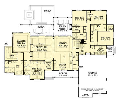 Main Floor  for House Plan #2865-00392