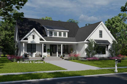 House Plan House Plan #29341 Angled Front Elevation