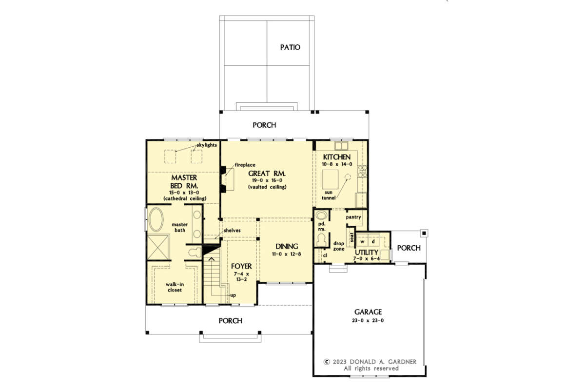 Main Floor  for House Plan #2865-00393