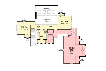 Second Floor for House Plan #2865-00393