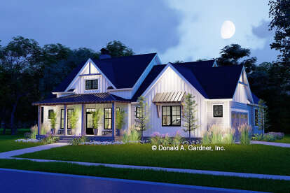 Modern Farmhouse House Plan #2865-00394 Elevation Photo