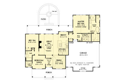 Main Floor  for House Plan #2865-00394