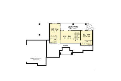 Basement for House Plan #2865-00395