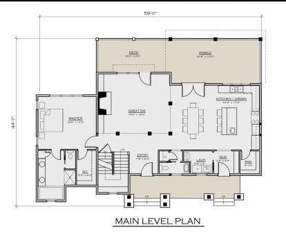 Main Floor  for House Plan #8504-00177