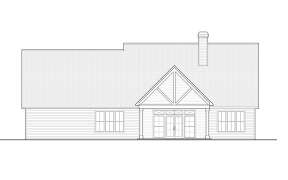 Modern Farmhouse House Plan #5614-00001 Elevation Photo
