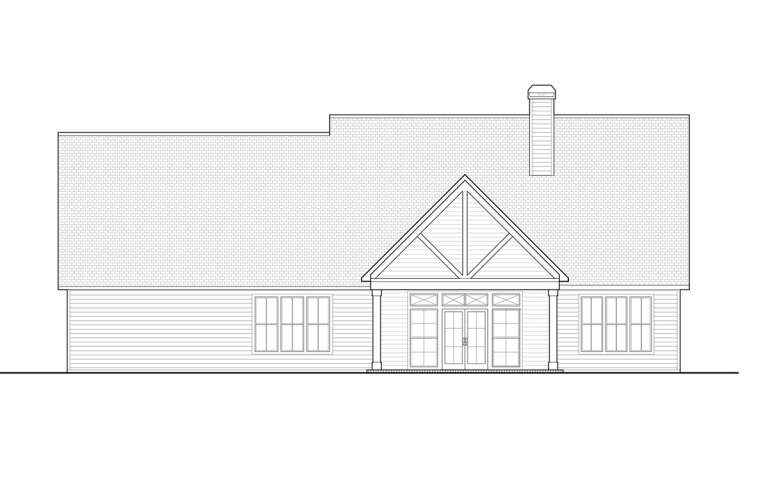 Modern Farmhouse House Plan #5614-00001 Elevation Photo