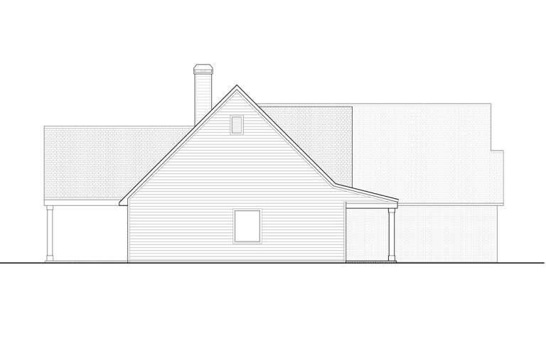 Modern Farmhouse House Plan #5614-00001 Elevation Photo