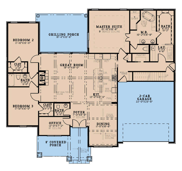 House Plan House Plan #29346 Drawing 1