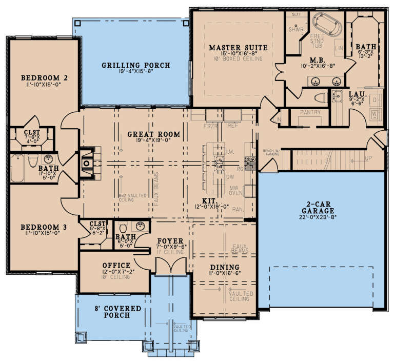 House Plan House Plan #29346 Drawing 1