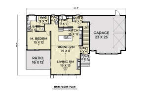 Main Floor  for House Plan #2464-00106