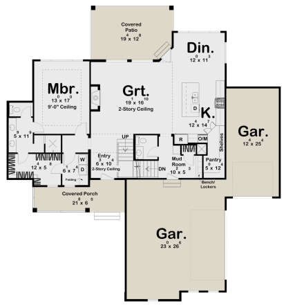 Main Floor  for House Plan #963-00801