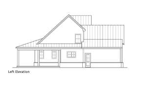 Modern Farmhouse House Plan #4195-00058 Elevation Photo