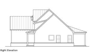 Modern Farmhouse House Plan #4195-00058 Elevation Photo