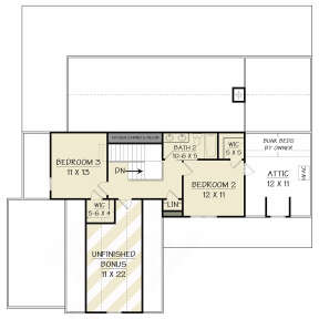 Second Floor for House Plan #4195-00058