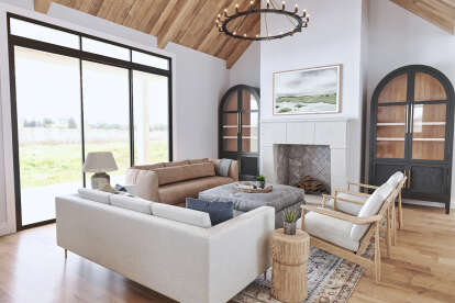 Modern Farmhouse House Plan #4195-00058 Additional Photo
