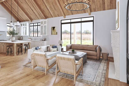 Modern Farmhouse House Plan #4195-00058 Additional Photo