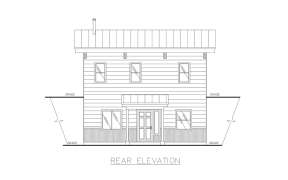 Modern House Plan #039-00737 Elevation Photo