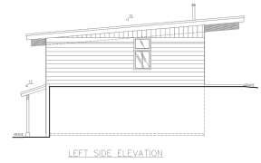 Modern House Plan #039-00737 Elevation Photo