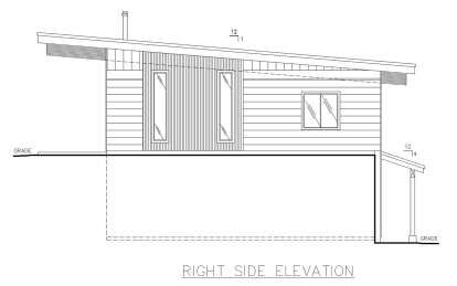 Modern House Plan #039-00737 Elevation Photo