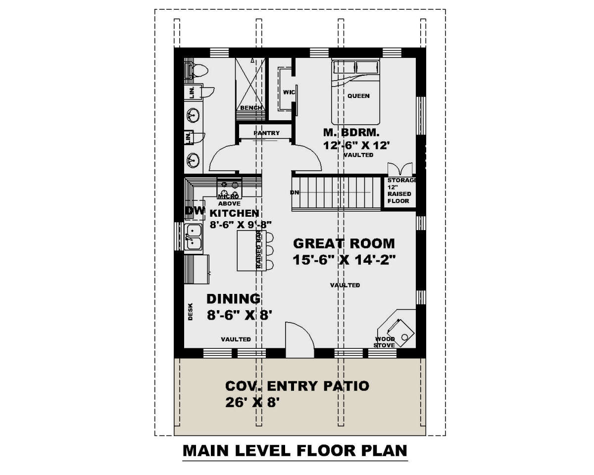 Main Floor  for House Plan #039-00737