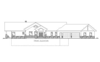 Craftsman House Plan #039-00739 Elevation Photo