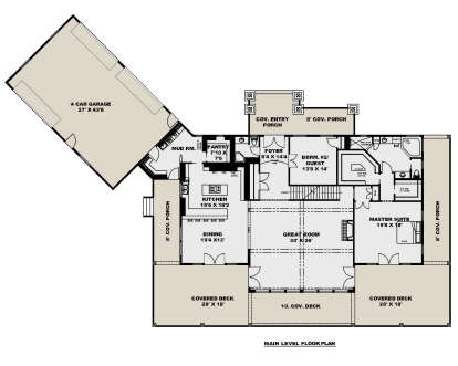 Main Floor  for House Plan #039-00739
