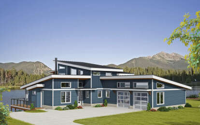 Contemporary House Plan #940-00801 Elevation Photo
