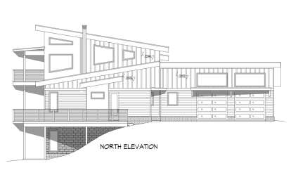 Contemporary House Plan #940-00801 Elevation Photo