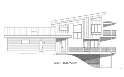 Contemporary House Plan #940-00801 Elevation Photo
