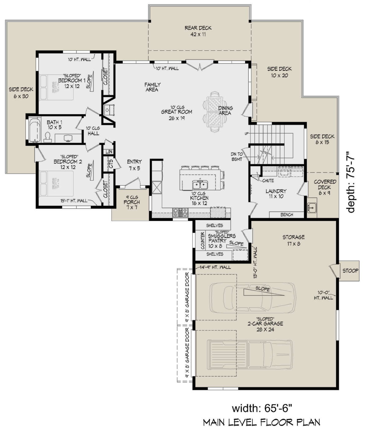Main Floor  for House Plan #940-00801