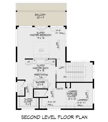 Second Floor for House Plan #940-00801