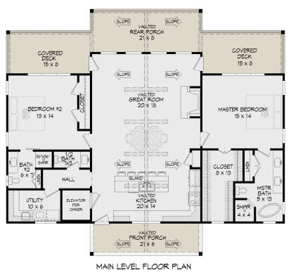 Main Floor  for House Plan #940-00802