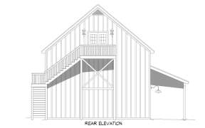Barn House Plan #940-00804 Elevation Photo