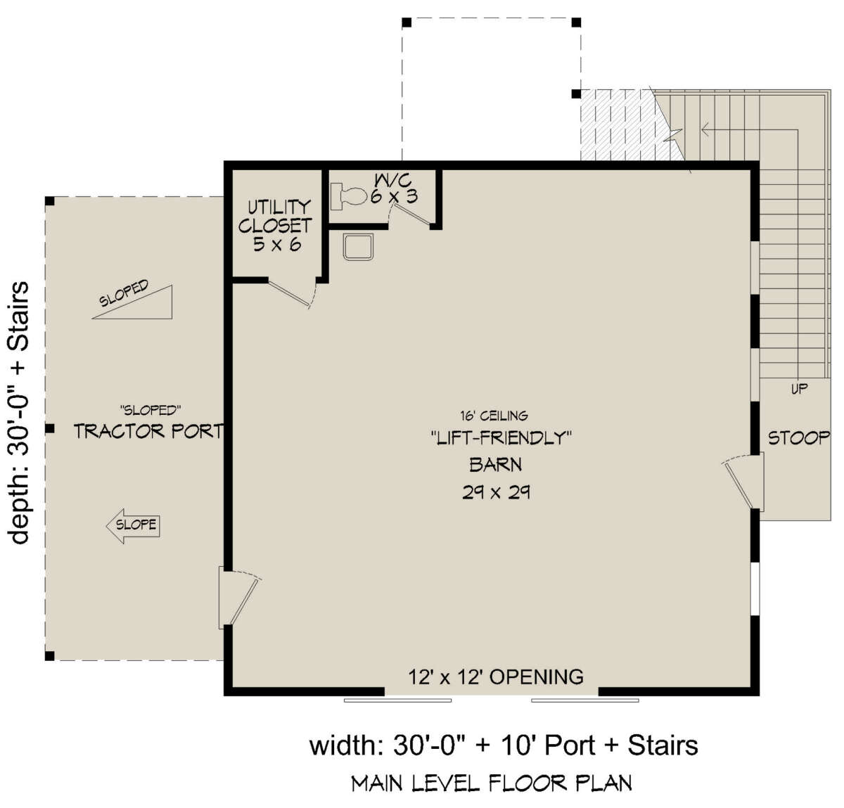 Garage Floor for House Plan #940-00804
