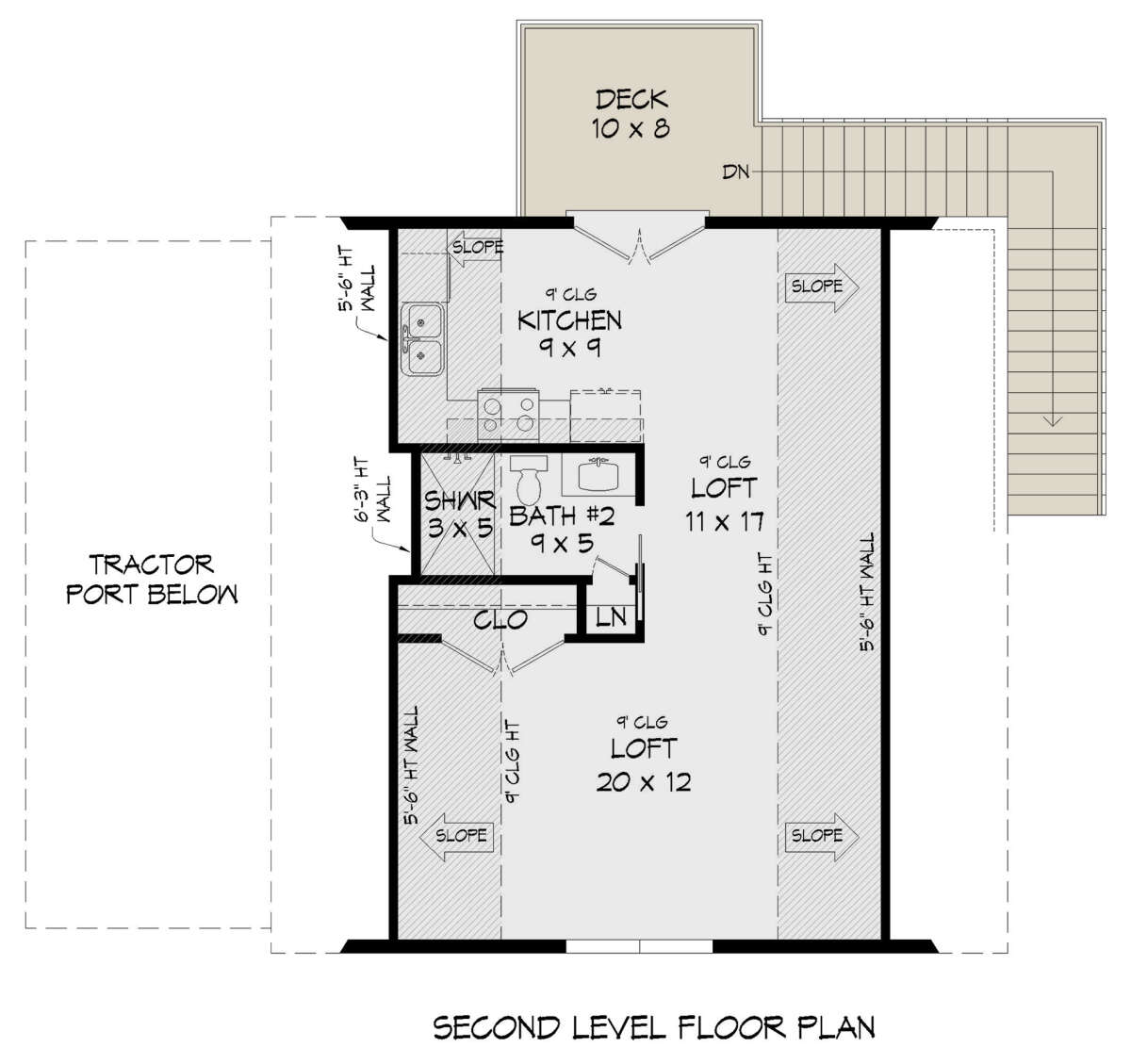 Second Floor for House Plan #940-00804