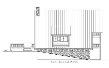 A Frame House Plan #039-00741 Elevation Photo