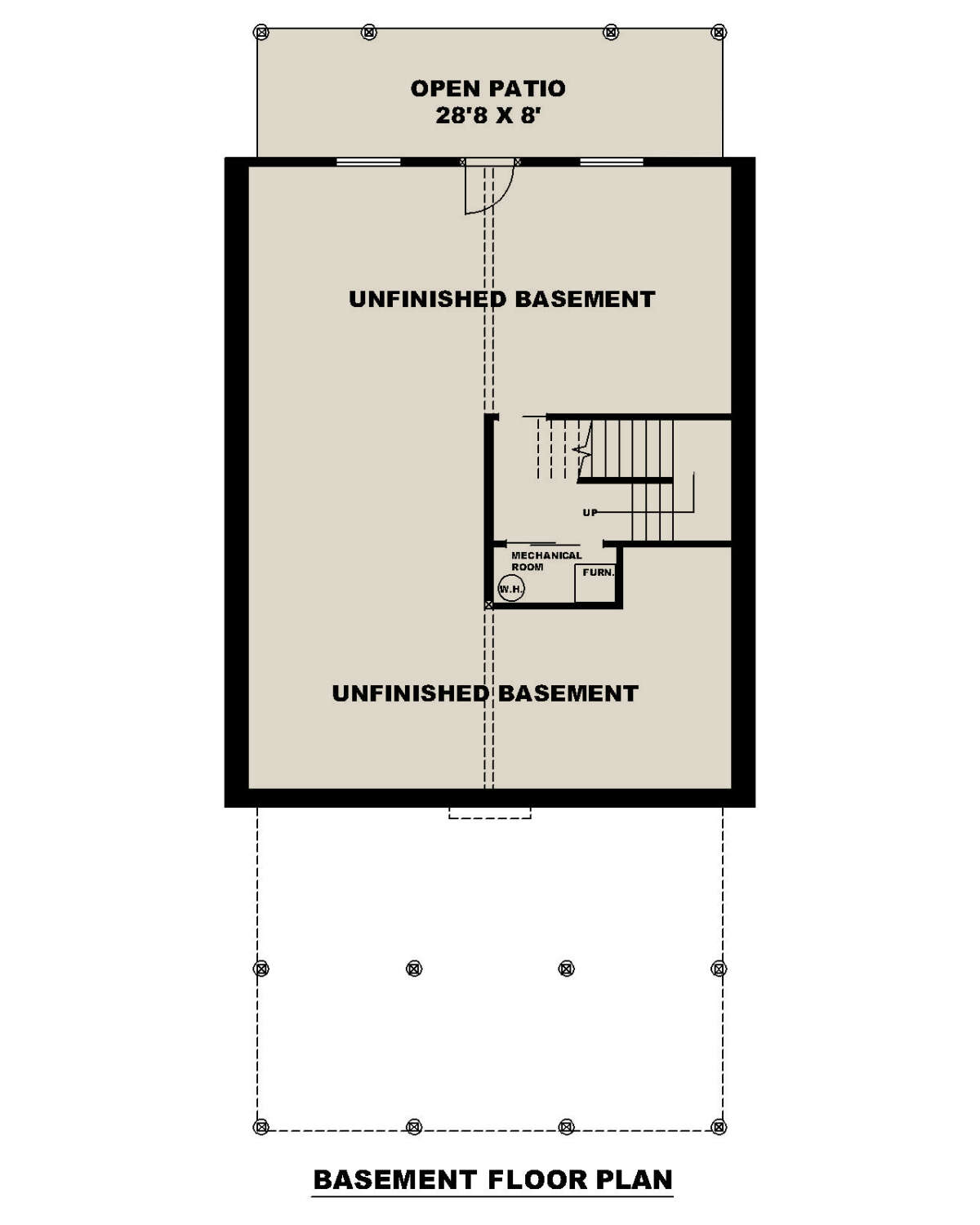 HousePlans A Frame 039-00741 floor plan 3