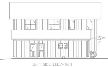 Barn House Plan #039-00742 Elevation Photo