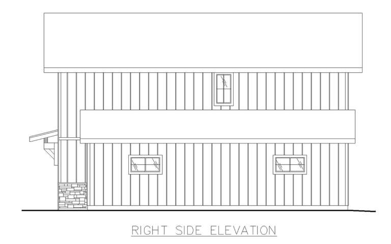 Barn House Plan #039-00742 Elevation Photo