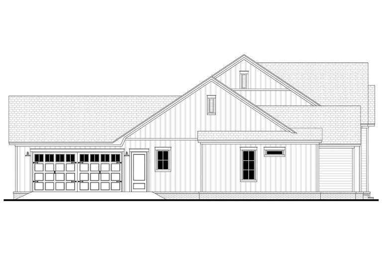 Modern Farmhouse House Plan #041-00330 Elevation Photo